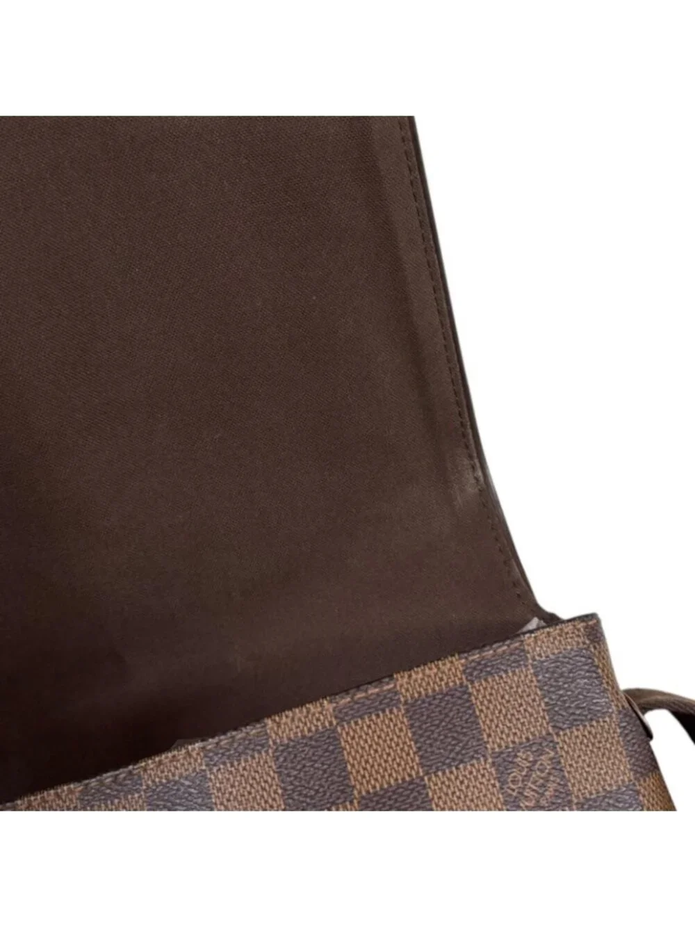 Louis Vuitton Brooklyn PM Damier Shoulder Bag Canvas Brown Vintage